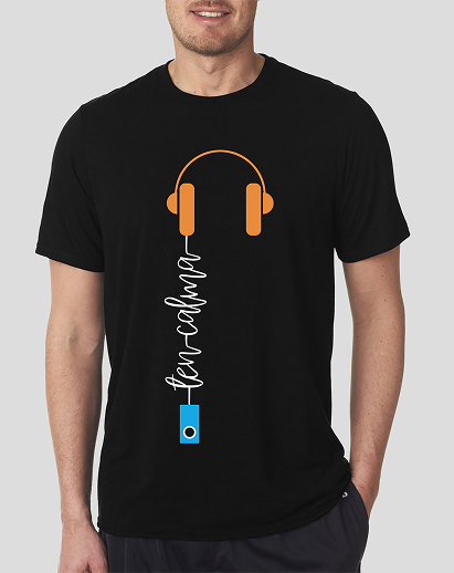 Playera Negra Ten calma